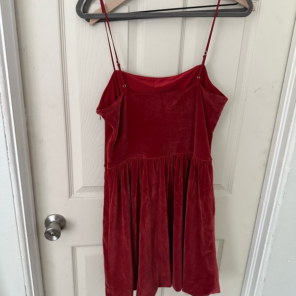 Abercrombie velvet by bubble hem mini dress NWT - Picture 3 of 6